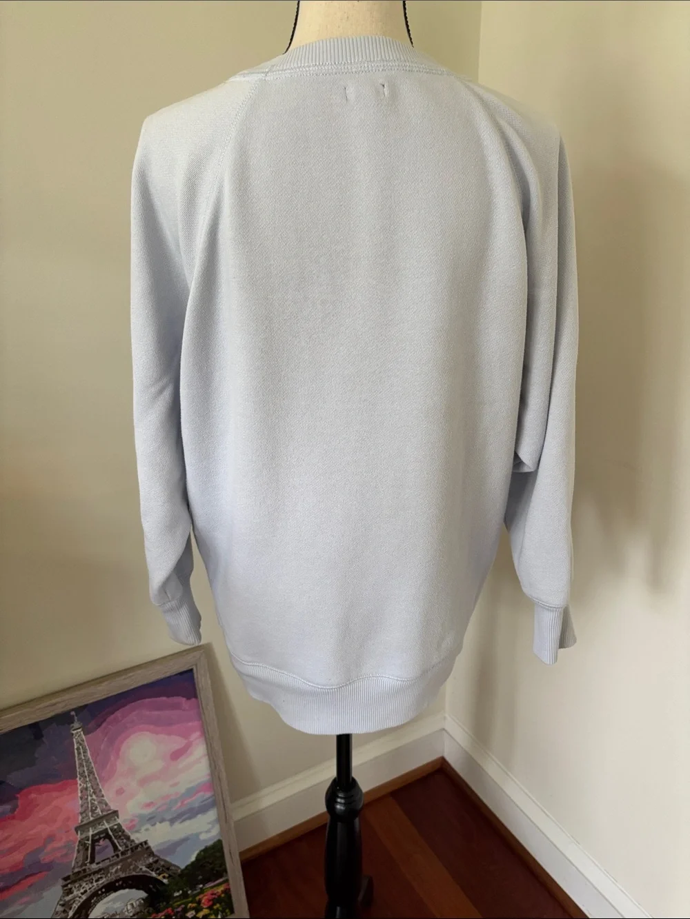 aerie Light Blue Crewneck Women's Sweater - Picture 2 of 4